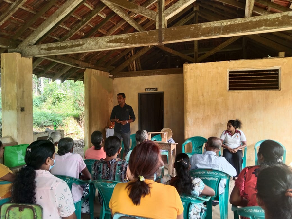 An elderly day care center was opened in Homagama Navalamulla village (2022)